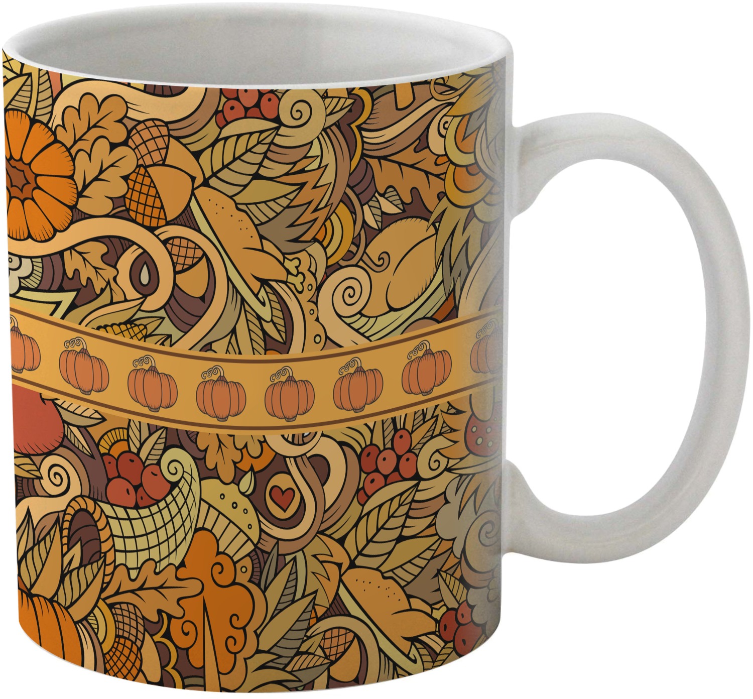 Thanksgiving Coffee Mug (Personalized) - YouCustomizeIt