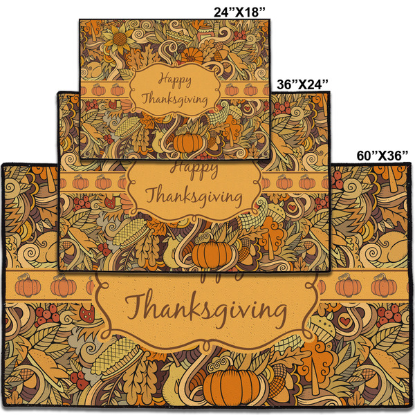 Thanksgiving Personalized Door Mat - Group Parent IMF