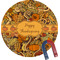 Thanksgiving Personalized Round Fridge Magnet