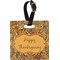 Thanksgiving Plastic Luggage Tag - Square