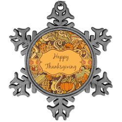 Thanksgiving Vintage Snowflake Ornament