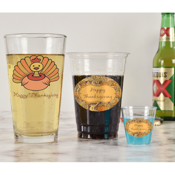 Thanksgiving Pint Glass - Two Content - In Context