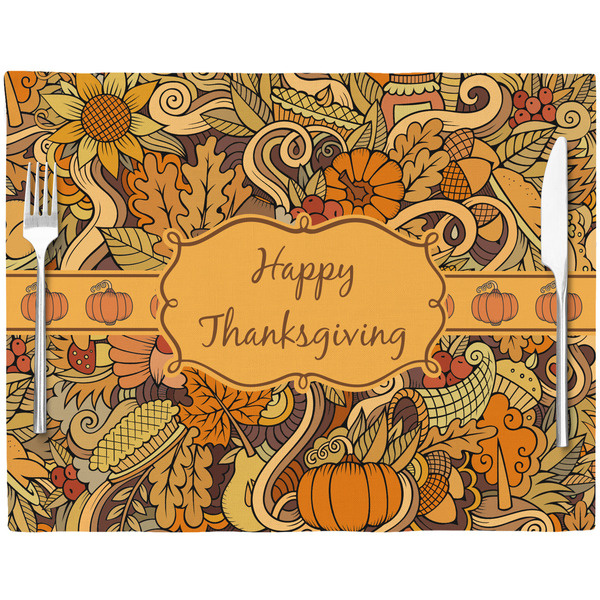 Thanksgiving Placemat with Props