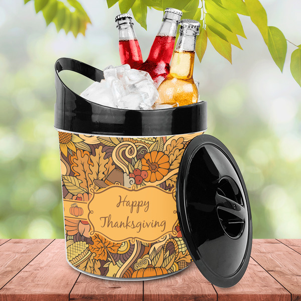 Thanksgiving Plastic Ice Bucket - LIFESTYLE