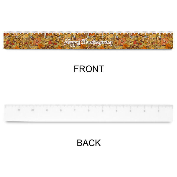 Thanksgiving Plastic Ruler - 12" - APPROVAL