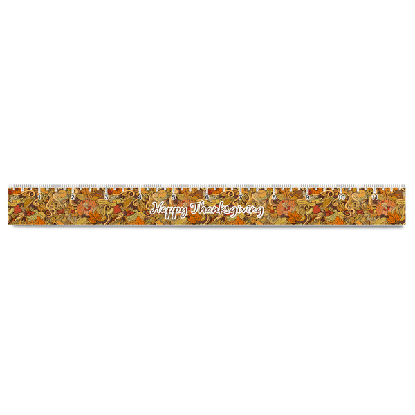 Thanksgiving Plastic Ruler - 12" - FRONT