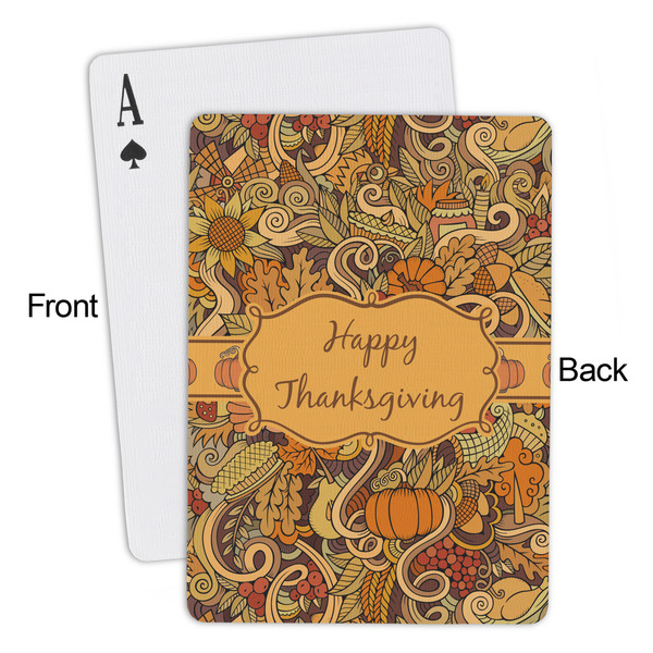 Thanksgiving Playing Cards - Approval