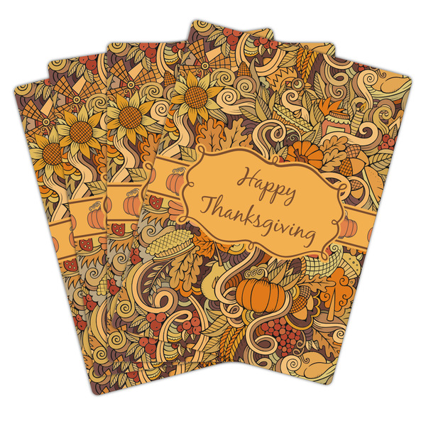 Thanksgiving Playing Cards - Hand Back View