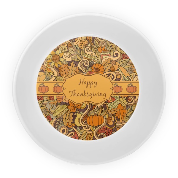 Thanksgiving Melamine Bowl - Center