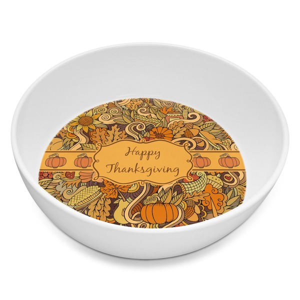 Custom Thanksgiving Melamine Bowl - 8 oz (Personalized)