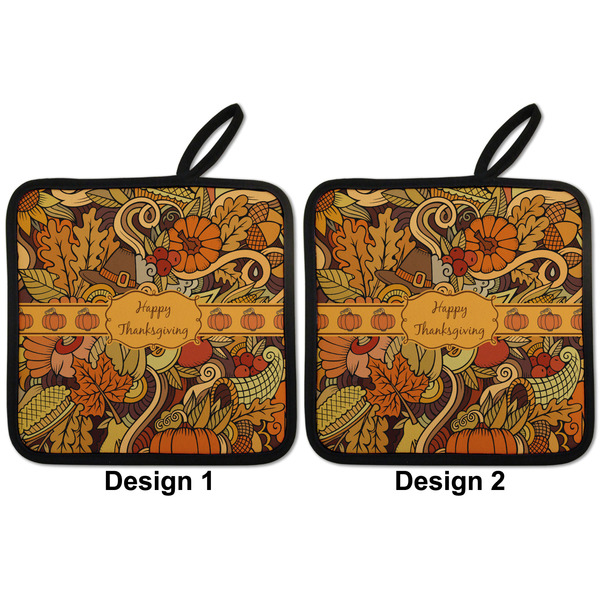 Thanksgiving Pot Holders - Set of 2 APPROVAL