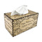 Thanksgiving Rectangle Tissue Box Covers - Wood - with tissue