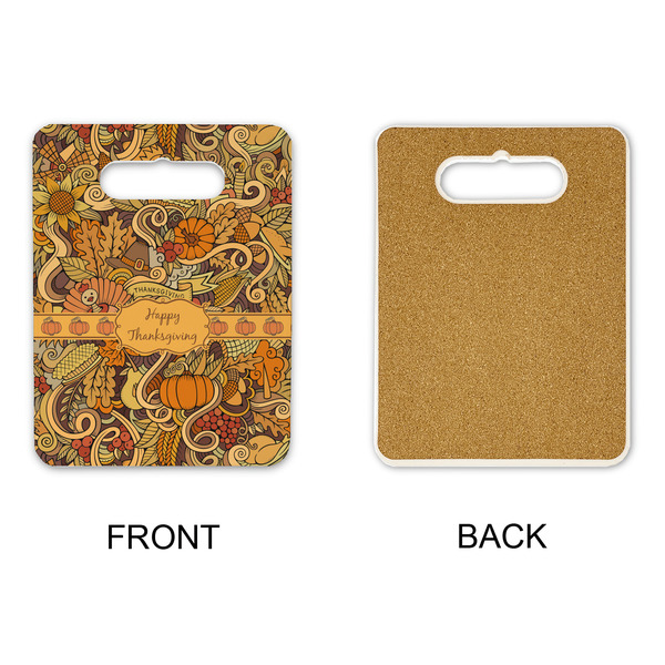 Thanksgiving Rectangle Trivet with Handle - APPROVAL