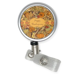 Thanksgiving Retractable Badge Reel (Personalized)