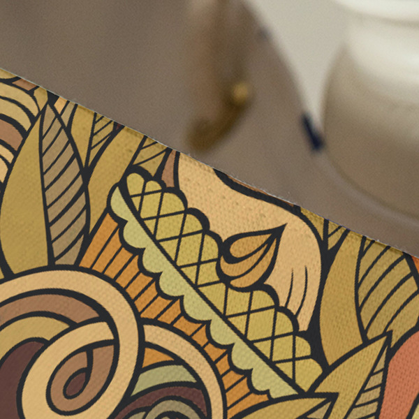 Thanksgiving Large Rope Tote - Close Up View