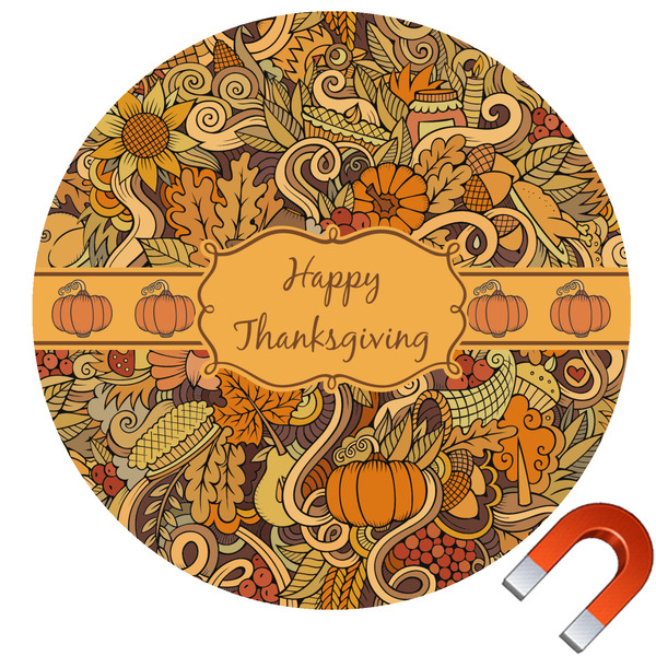 Custom Thanksgiving Car Magnet (Personalized)