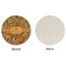 Thanksgiving Round Linen Placemats - APPROVAL (single sided)
