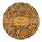 Thanksgiving Round Linen Placemats - FRONT (Single Sided)