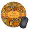 Thanksgiving Round Mouse Pad