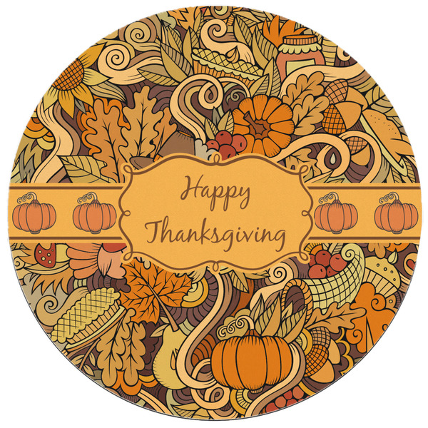 Thanksgiving Round Mousepad - APPROVAL