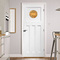 Thanksgiving Round Wall Decal on Door
