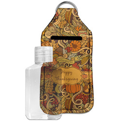 Thanksgiving Hand Sanitizer & Keychain Holder - Large