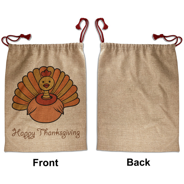 Thanksgiving Santa Bag - Approval - Front