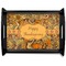 Thanksgiving Black Wooden Tray - Large (Personalized)