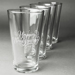 Thanksgiving Pint Glasses - Engraved (Set of 4)