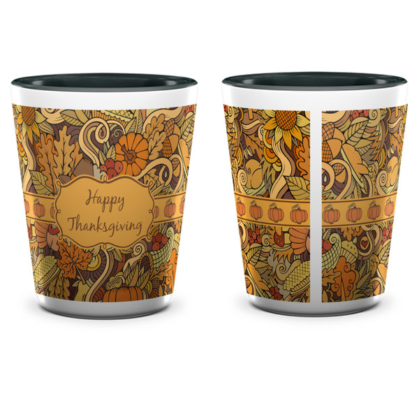 Thanksgiving Shot Glass - Two Tone - APPROVAL
