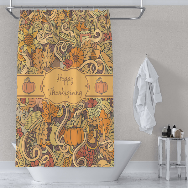 Thanksgiving Shower Curtain Lifestyle