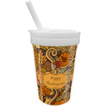 Thanksgiving Sippy Cup with Straw (Personalized)