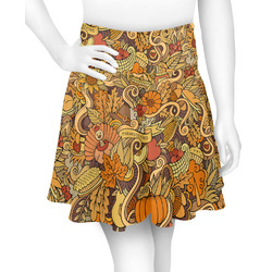 Thanksgiving Skater Skirt - X Large