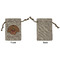 Thanksgiving Small Burlap Gift Bag - Front Approval