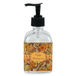 Thanksgiving Glass Soap & Lotion Bottle - Single Bottle