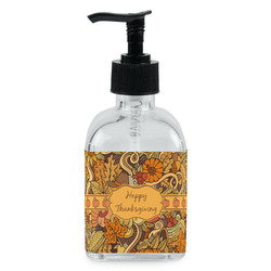 Thanksgiving Glass Soap & Lotion Bottle - Single Bottle