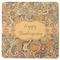 Thanksgiving Square Rubber Backed Coaster (Personalized)