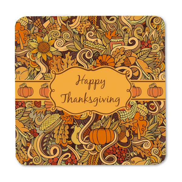 Thanksgiving Square Fridge Magnet - FRONT
