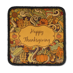Thanksgiving Iron On Square Patch
