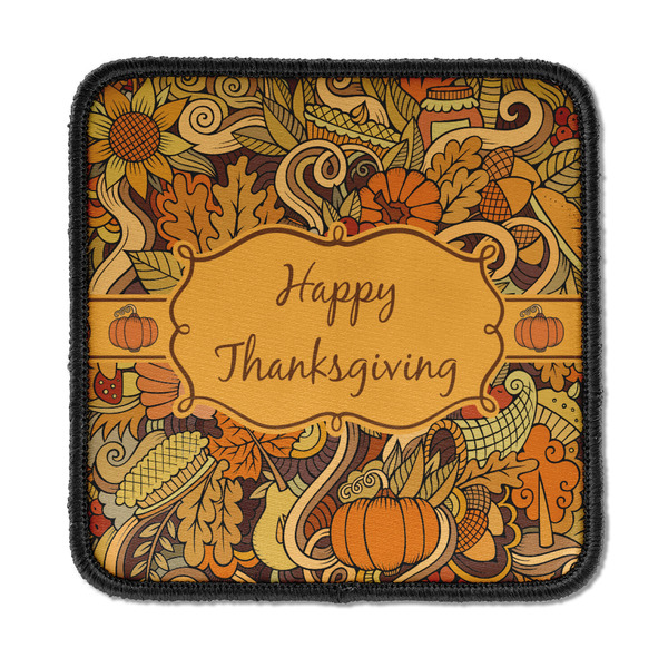 Custom Thanksgiving Iron On Square Patch