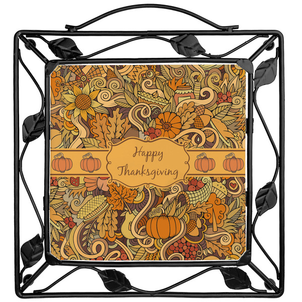 Custom Thanksgiving Square Trivet (Personalized)