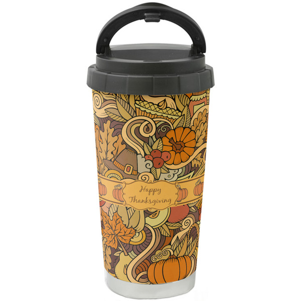 Custom Thanksgiving Stainless Steel Coffee Tumbler (Personalized)