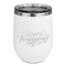 Thanksgiving Stainless Wine Tumblers - White - Single Sided - Front