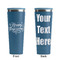 Thanksgiving Steel Blue RTIC Everyday Tumbler - 28 oz. - Front and Back