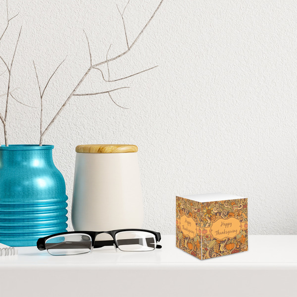 Thanksgiving Sticky Note Cube - LIFESTYLE