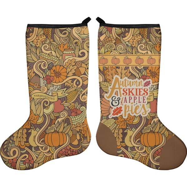 Thanksgiving Stocking - Double-Sided - Approval