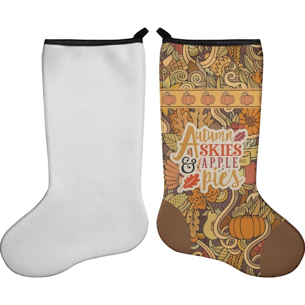 Thanksgiving Stocking - Single-Sided - Approval