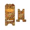 Thanksgiving Stylized Phone Stand - Front & Back - Small