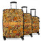 Thanksgiving 3 Piece Luggage Set - 20" Carry On, 24" Medium Checked, 28" Large Checked