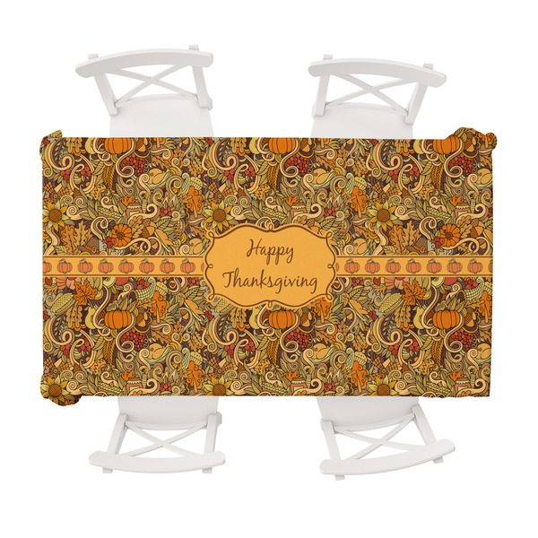 Custom Thanksgiving Tablecloth - 58"x102" (Personalized)